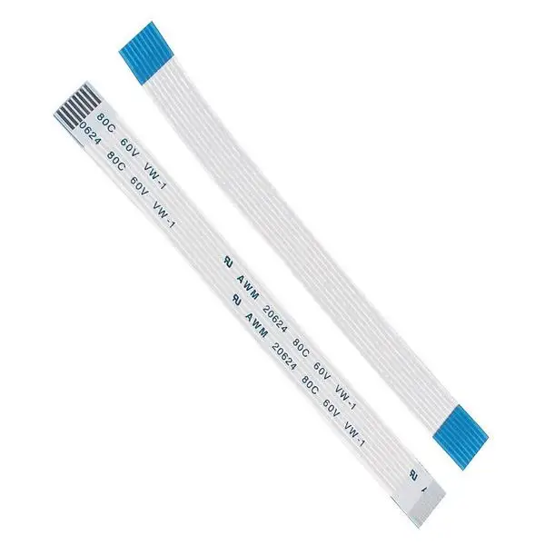 Cable Manufacturer AWM 20624 80C 60 V - 1 8 - pin FFC Flexible Flat Cable Length 100 mm