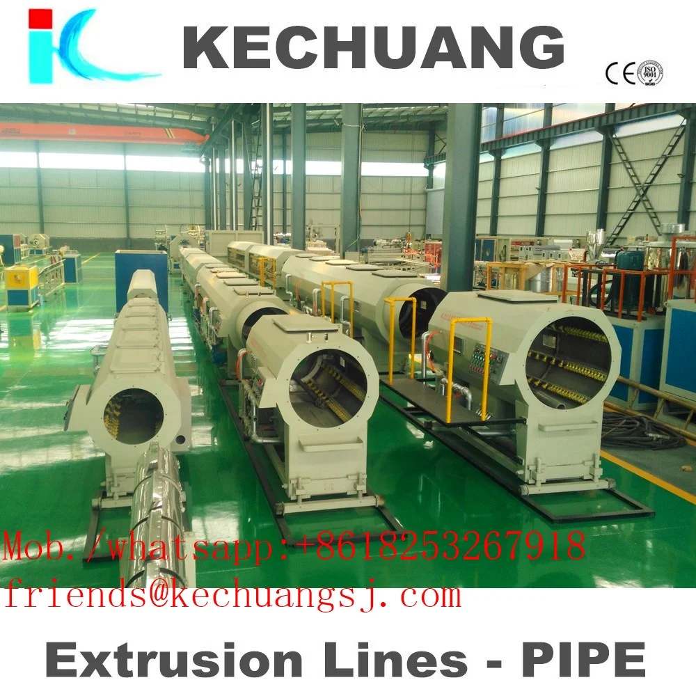 HDPE PE large diameter plastic pipe extrusion machine