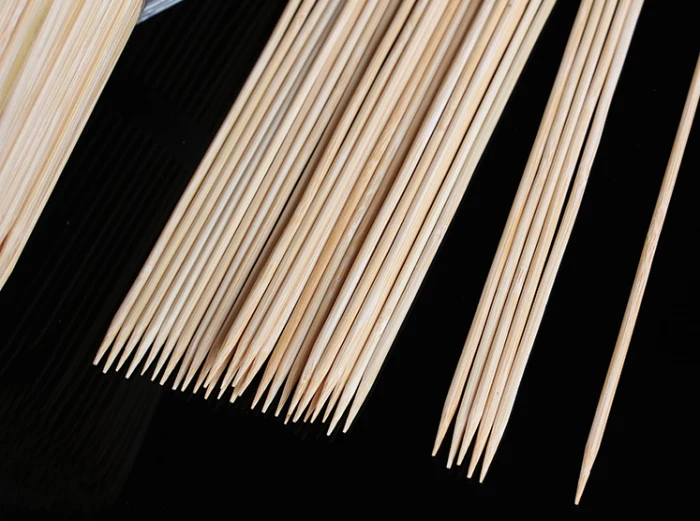 Biodegradable Natural Bamboo Fruit BBQ Barbecue Skewer Bamboo Sticks,wood kebab bbq skewers,bamboo skewer