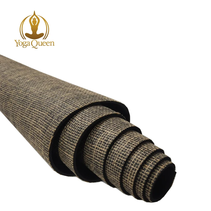 Organic Jute Hemp Natural Tree Rubber Eco-Friendly Biodegradable Non-Toxic Chemical Free Vegan Premium Yoga Mat
