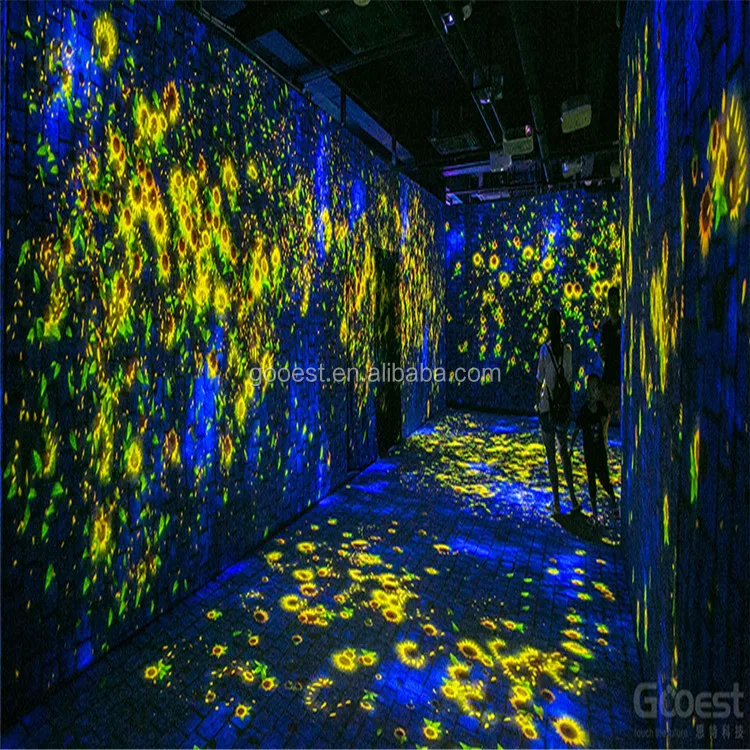 Immersive 3D visual feast art show projection