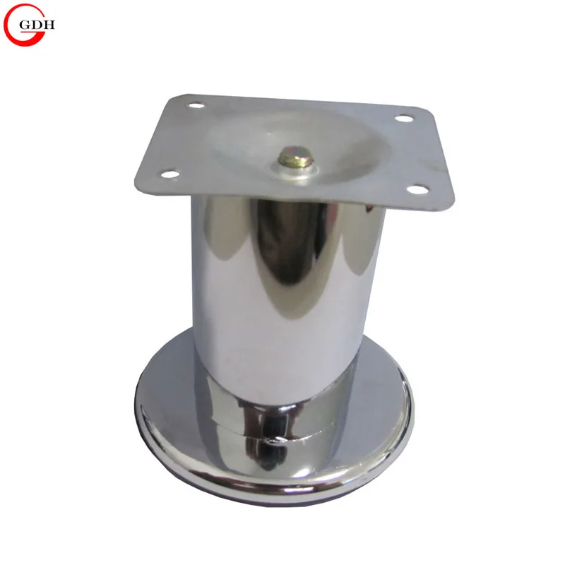 81mm Diameter furniture chrome plated steel tube table legs