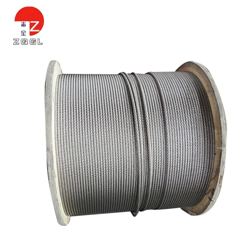 1x19 Steel Wire Strand Galvanized Coated Strand Wire