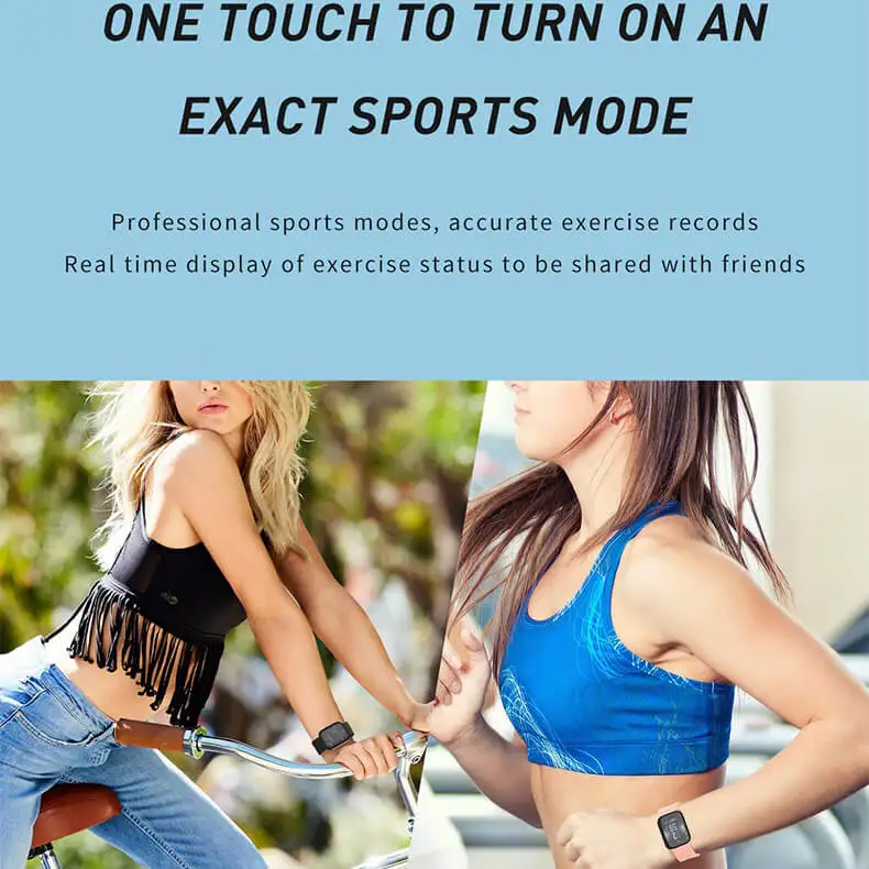 
New Arrival 30 Days Standby IP68 Waterproof Swimming Health Care Smart Watch Fitness 