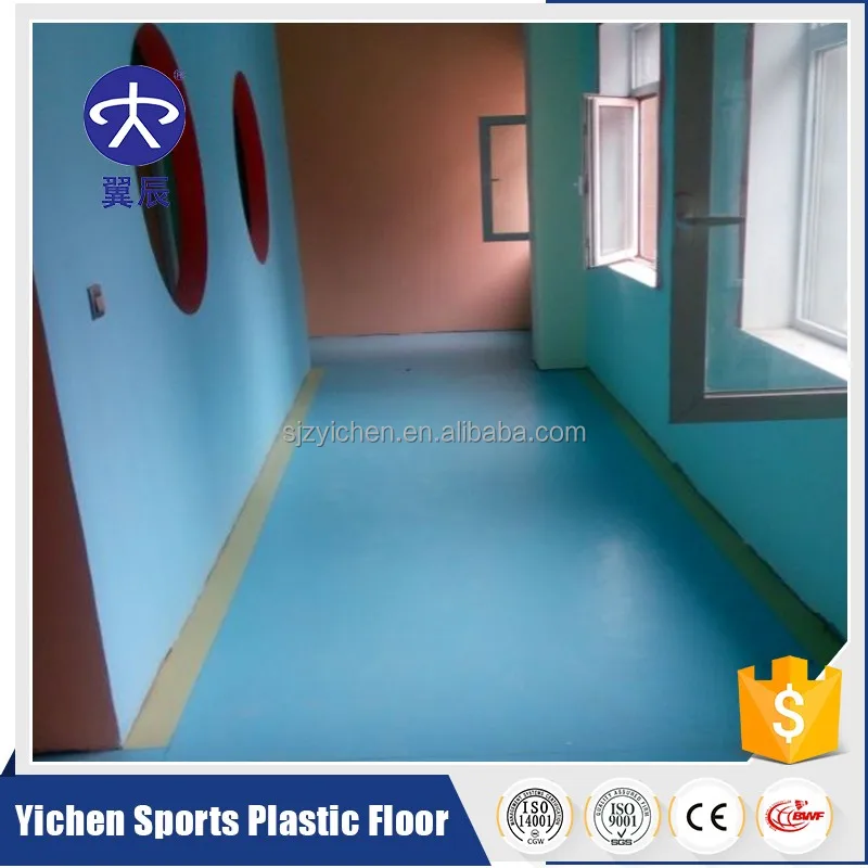 
Eco friendly colorful nursery school kindergarten classroom flooring 