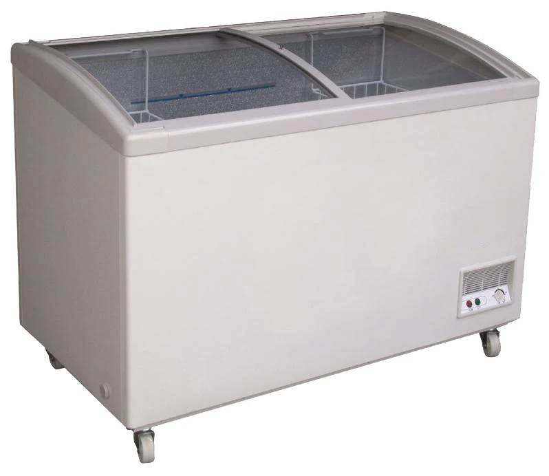 Convenience stores small ice cream chest display freezer