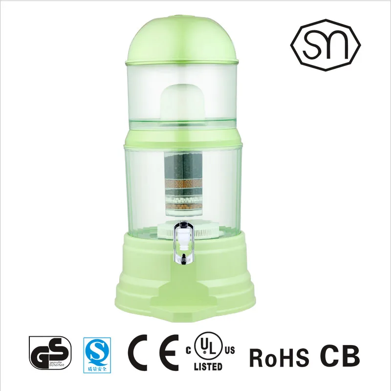 16 Liter Capacity Counter Top Mineral Water Pot/purifier Purifier Seven Stage Filter Household Pre-filtration OEM Optional AS/PP