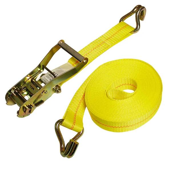 Webbing Sling One Way Cargo Tie Down Lashing Buckle with Double J Hook