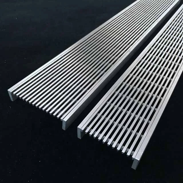 150mm wide linear stainless grating price for U channel
