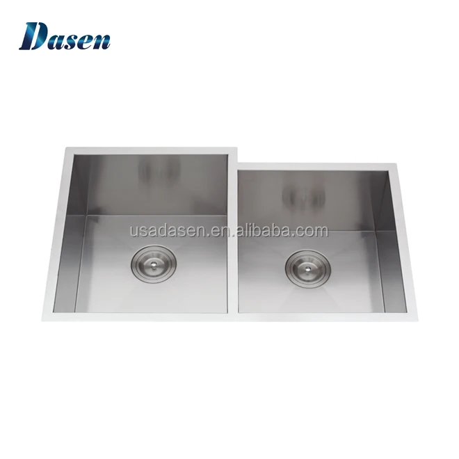 Luxury double sink stainless steel customized double bowl OEM kitchen sink