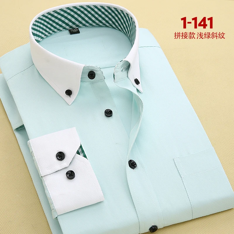 
top brand 100% egyptian cotton yarn dyed western style wholesale mens dress shirts 