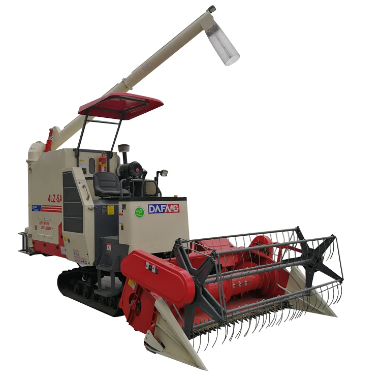 Small combine harvester 4LZ-5 / 4LZ-5A combine rice harvester for sell in Philippines Pakistan