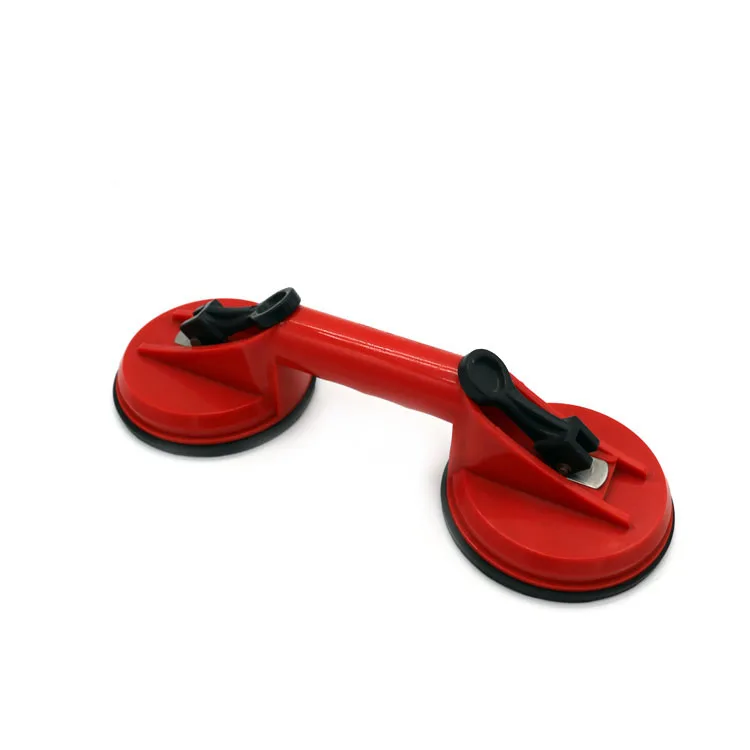 Strong Lever Operated Two Suction Cups Vacuum Glass Suction Cup