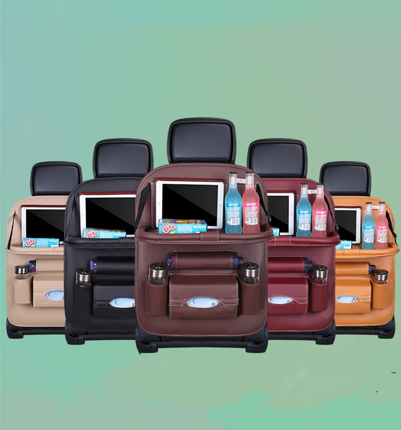 Лидер продаж на Amazon, Высококачественный водонепроницаемый Органайзер из полиэстера для спинки сиденья автомобиля