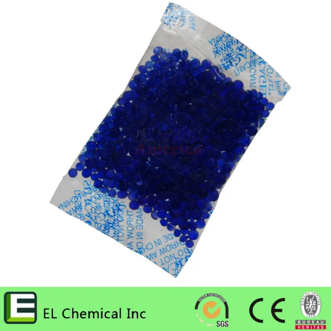 High Absorption Blue to Pink Self-Indicating Silica Gel Blue