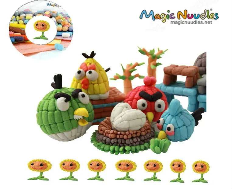 Новый головоломки DIY игрушки, образовательные игрушки сделано в сша магия nuudles экологичные создание