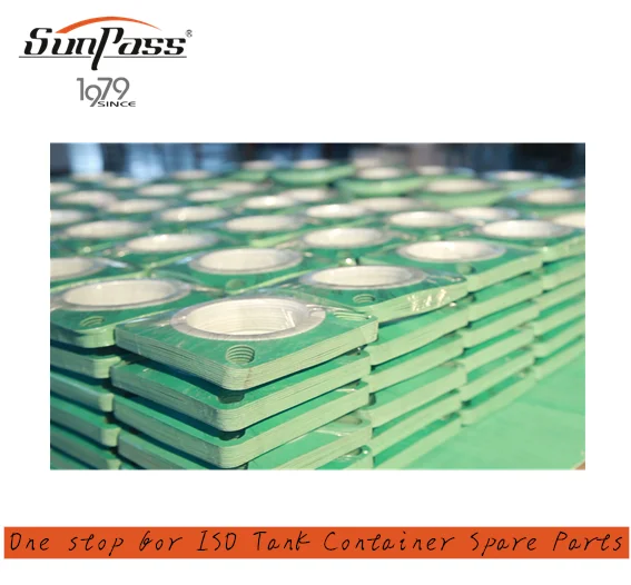 SUNPASS Tank Container Clamped Butterfly Valve Outlet Valve Cover Flange Gasket