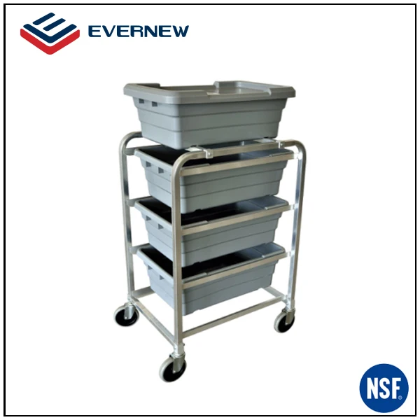 Алюминиевые тележки корзину для столовой очистки