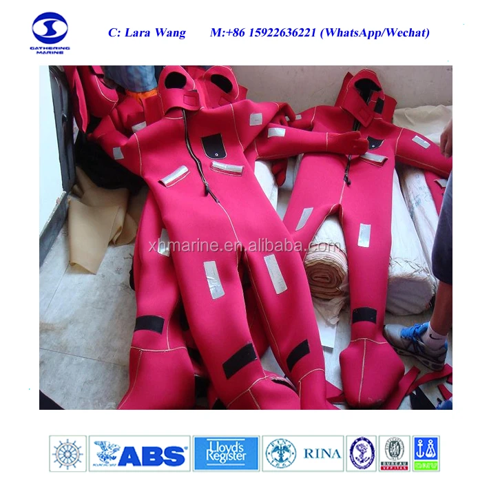 SOLAS Marine Immersion Suit Neoprene Life saving Immersion Suit