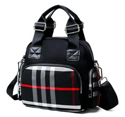 Osgoodway2 Waterproof Nylon Designer Floral Women Handbags Baby Diaper Bag Backpack for Mom