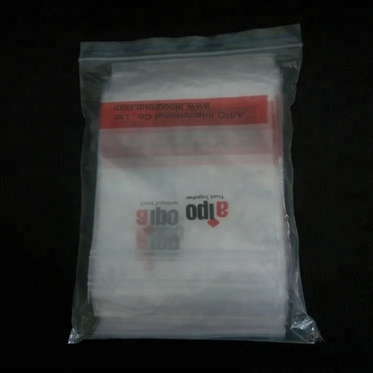 Pharmacy Medical Zip Lock Bags Clear Poly Resealable Plastic Zipper Small Bags With Writable Area