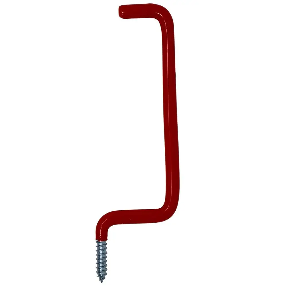 2pcs pack Red Coated Utility Storage bicycle Hook kit