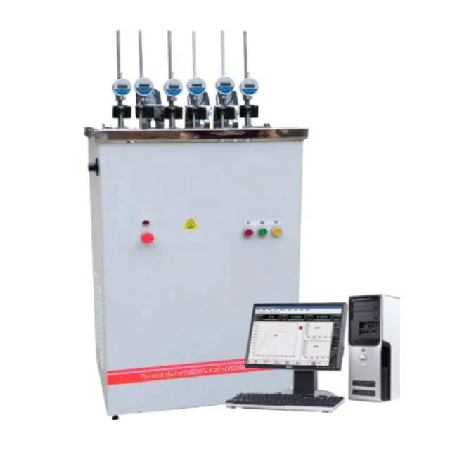 Heat Distortion Temperature Testers MXRW-300CL-6 Standard Vicat Apparatus Hdt Vicat Testing Machine