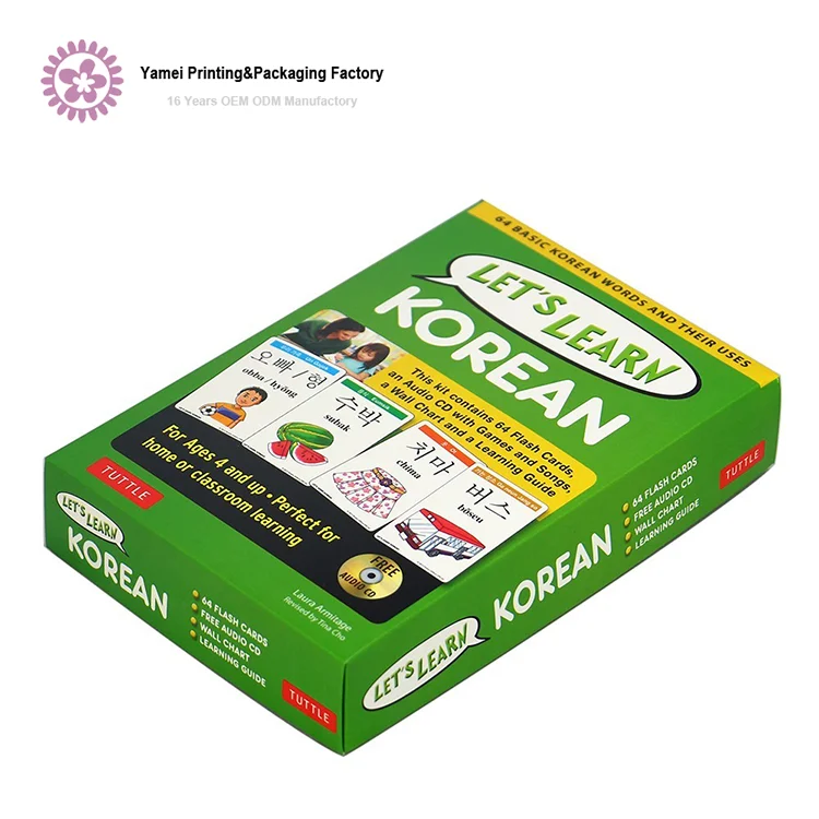 Новый дизайн картона обучение памяти Compact Flash Card для образования