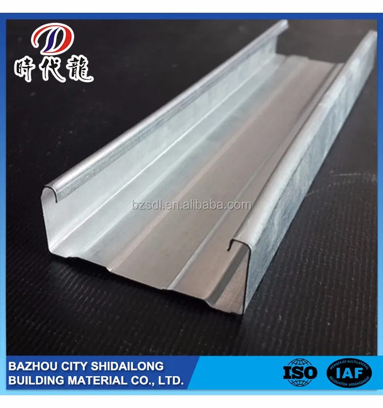 Factory Direct Sale Metal Furring Channel Price/galvanized Steel C Channel Anti-corrosion Treatment of Hot Dip Galvanized Steel