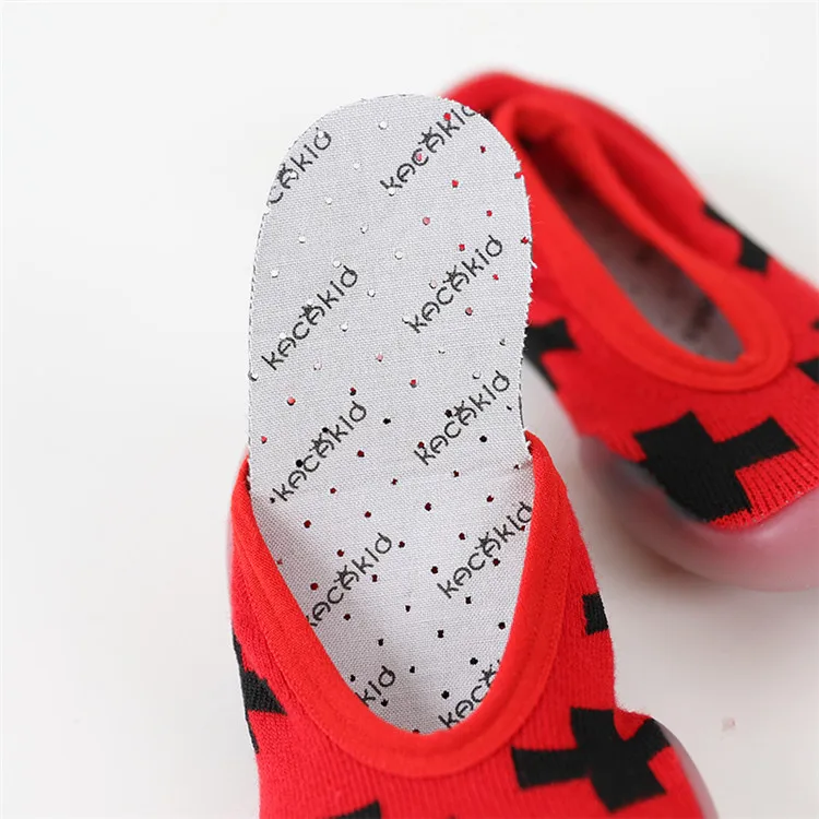 
12-16.5cm Baby Prewalker Non Slip Rubber Sole Dots Shoe Socks 