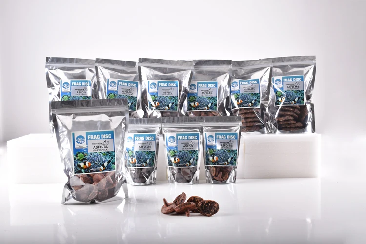 ASFD-T/L - AS Fraggie Holic Coral Frag Disc Ceramic Base Coral Reef Frag Plug