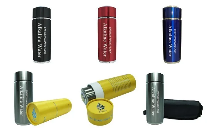 380ml Nano Alkaline Energy Ionizer Filter Flask Water Bottle  Cup Booster Health Energy Cup