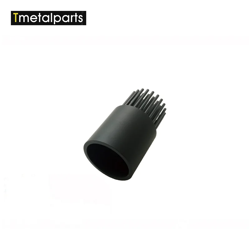 Custom Die Cast Led Heatsink Black Coating Aluminum Profile Black Heat Sink Lamp Housing