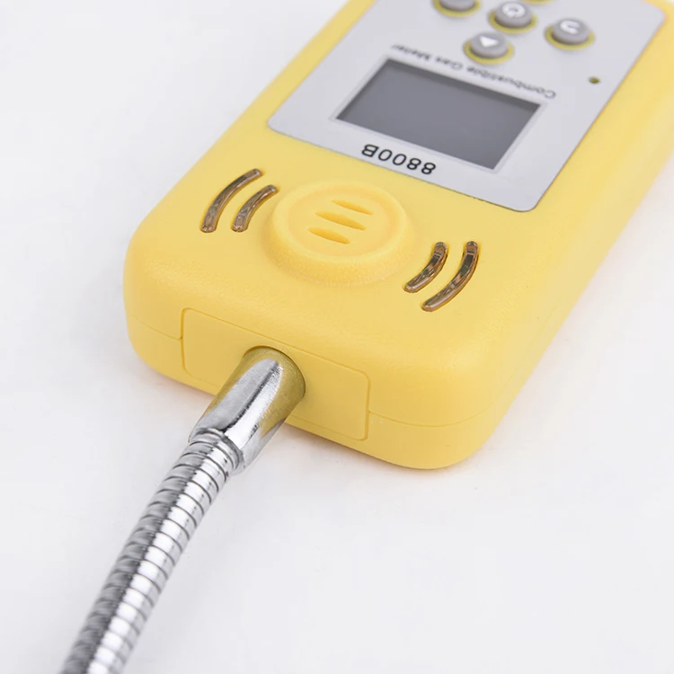 High Accuracy  Combustible Gas Leak Detector With LED Display