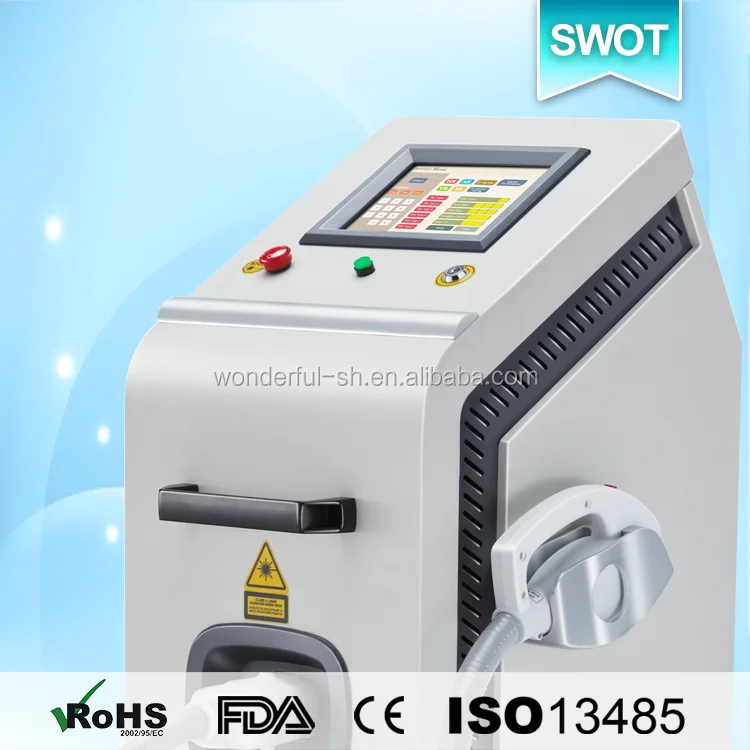 Многофункциональный татуировки удаления волос домашнего Рамановские усилители nd-yag-лазера машины