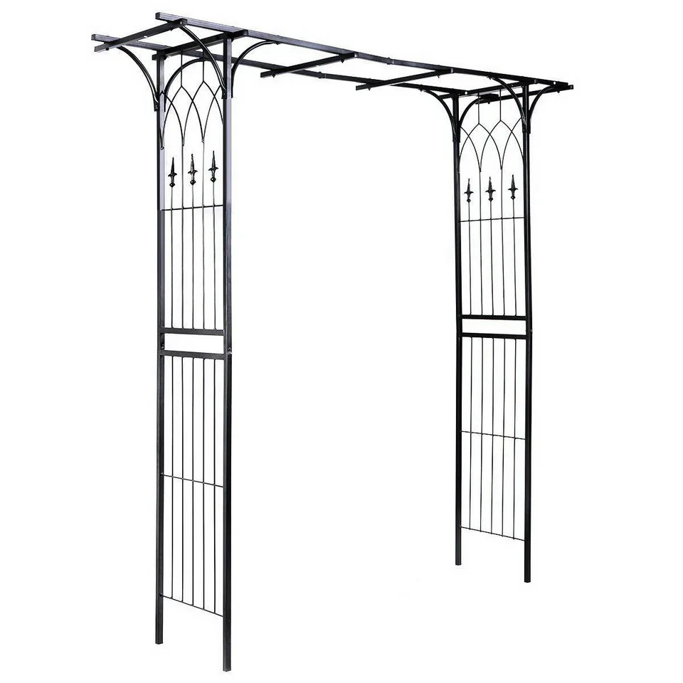 Metal Rose Steel Garden Arbor Decoration Garden Arch