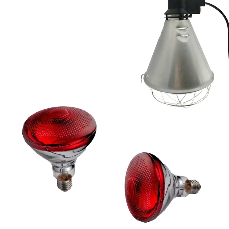 Profession BR38 150W E27 Infrared Carbon Panel Heater Lamp For Animals