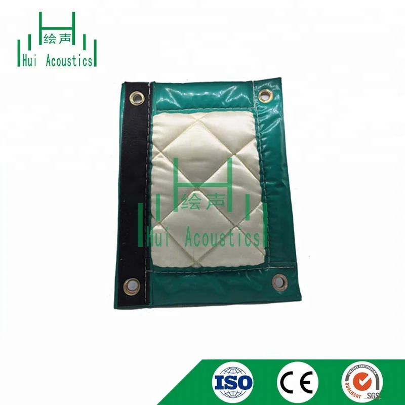 
Acoustic Barrier Attched to Movable Fence Outdoor Noise Control Acoustic Fabric Curtain 