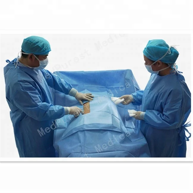 Customized sterile drape disposable pack surgical mesh hernia for hospital