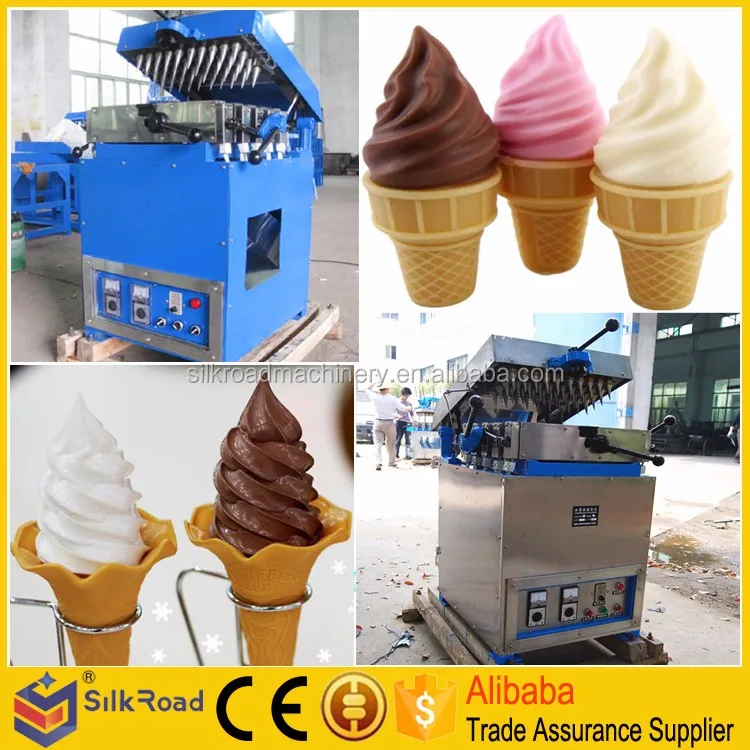High Quality ice cream cone wafer biscuit machine