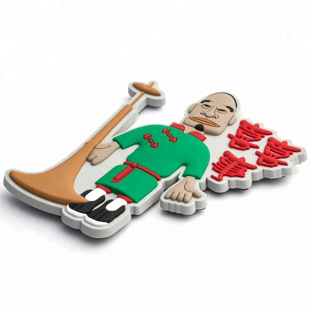 WINWIN Factory cheap custom rubber 3d soft pvc fridge magnet