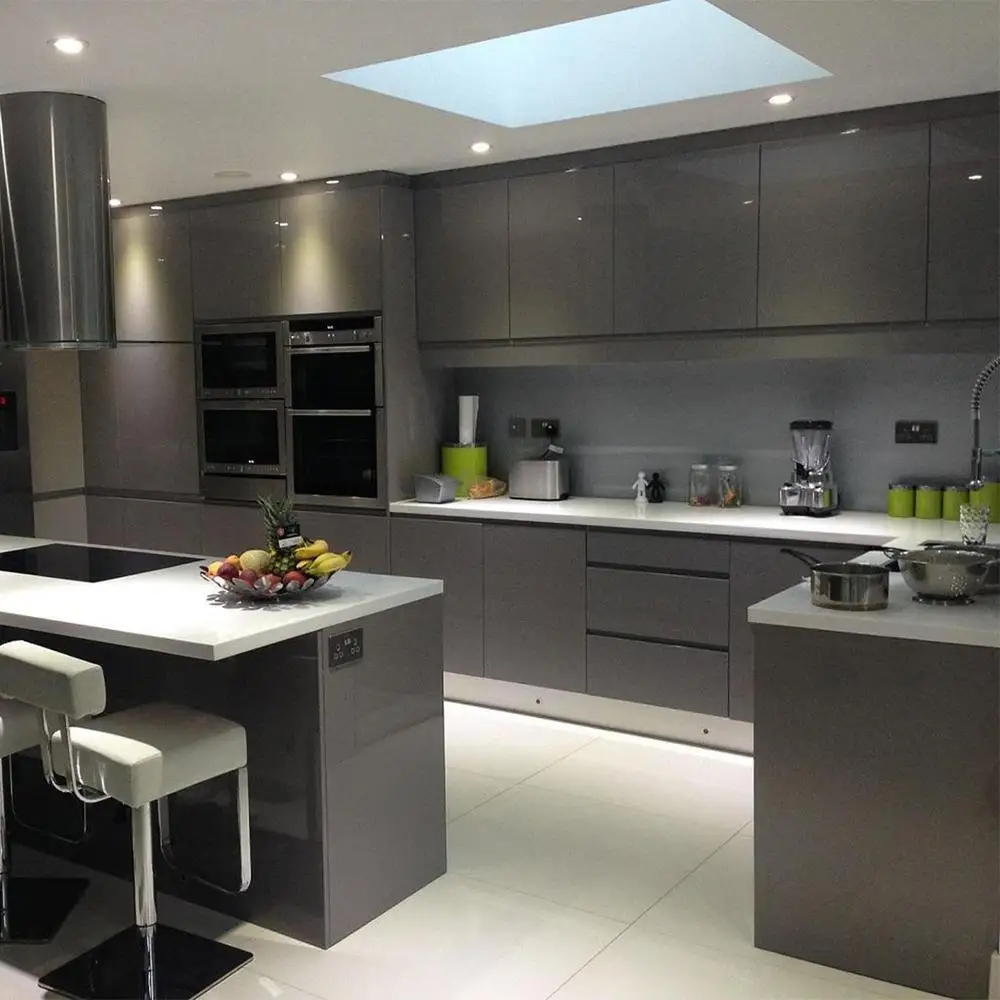 
2018 Contemporary Modern Kitchen Designs factory sale 