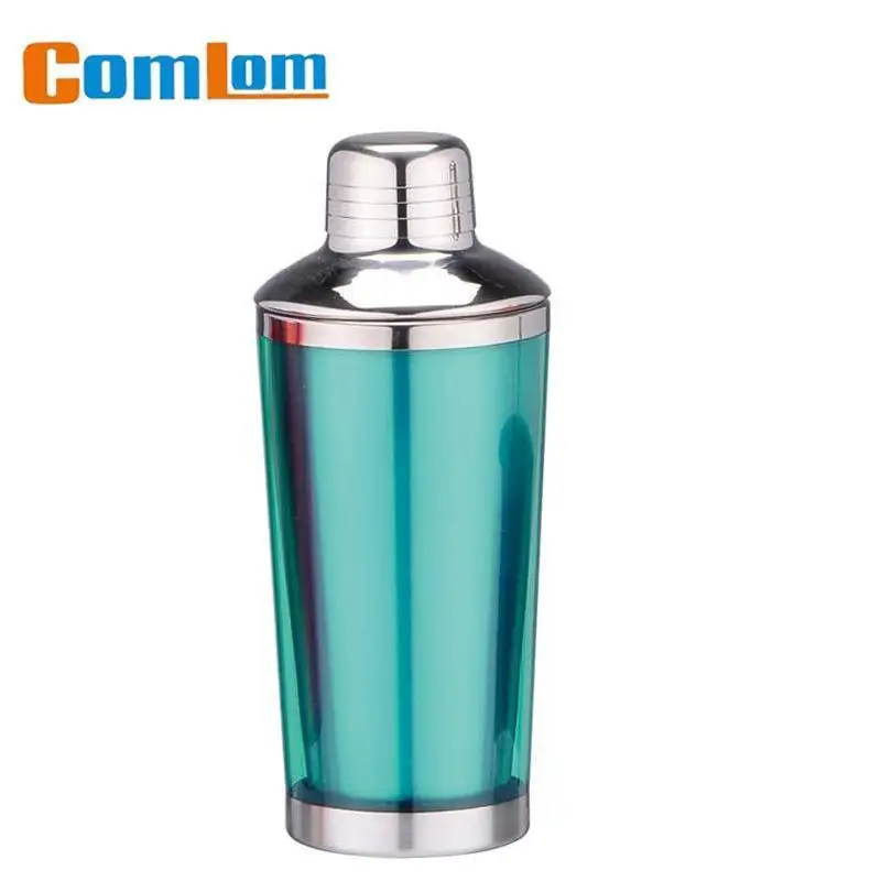 CCL1Z-AJW35B Comlom 350ml Double-Wall Barware Styles Classic Stainless Steel 3-Piece Martini and Cocktail Shaker set