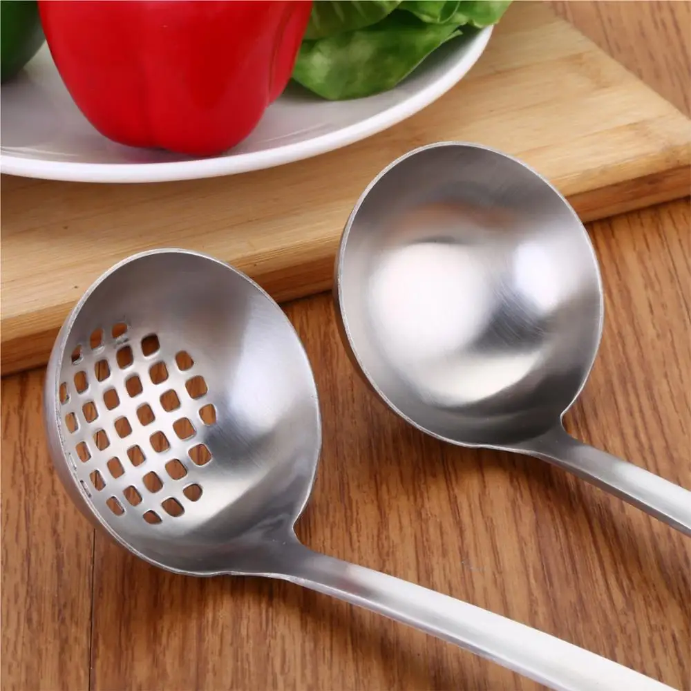 Wholesale Modern SS201 Soup Ladle Names of Spoon Utensil Hanging Kitchen Utensil