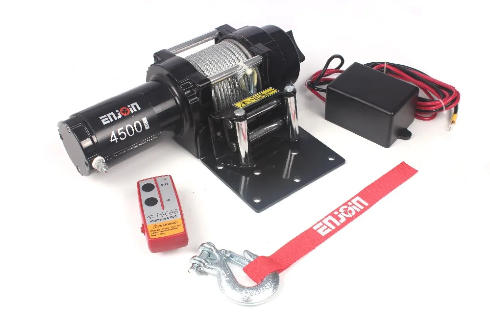 ENJOIN 4500Lb Winch Electric Winch 3000Lbs Electric Winch 12V