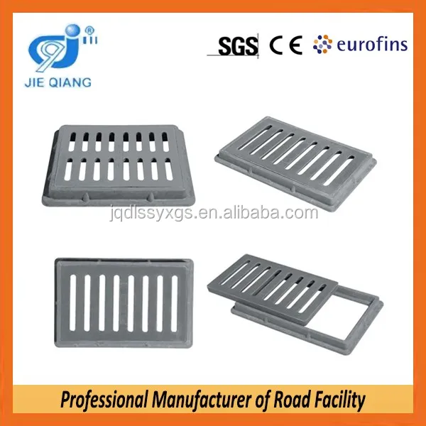 Стекловолокна Прямоугольной Овраг Решетка Дренажный Крышка