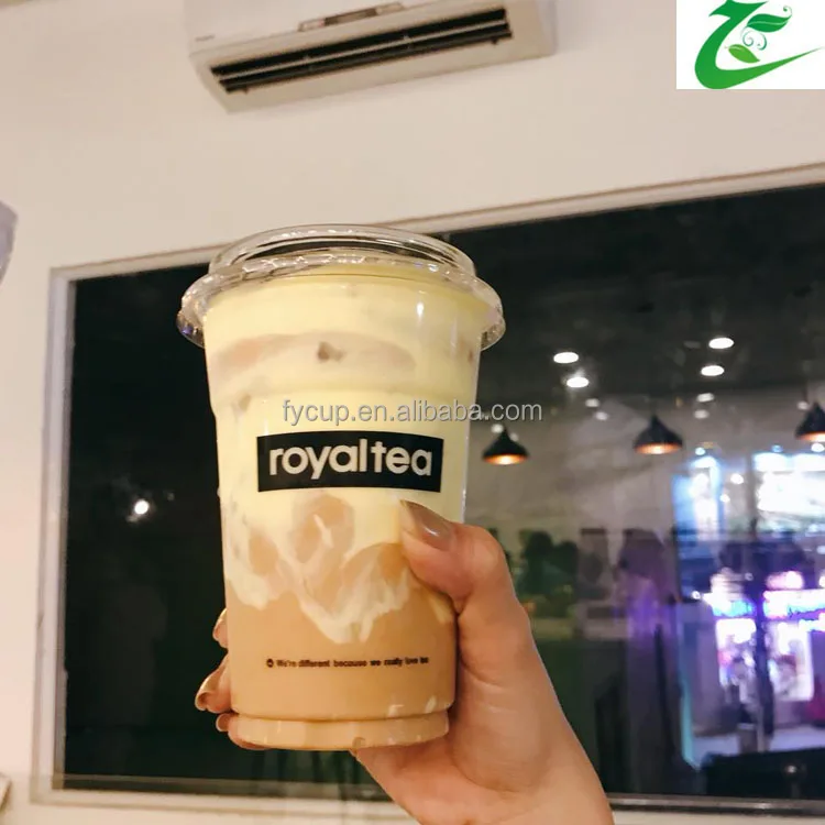 disposable clear plastic snack cup with lid, icecream cone milkshake pudding tumbler mug glass multi-functional container