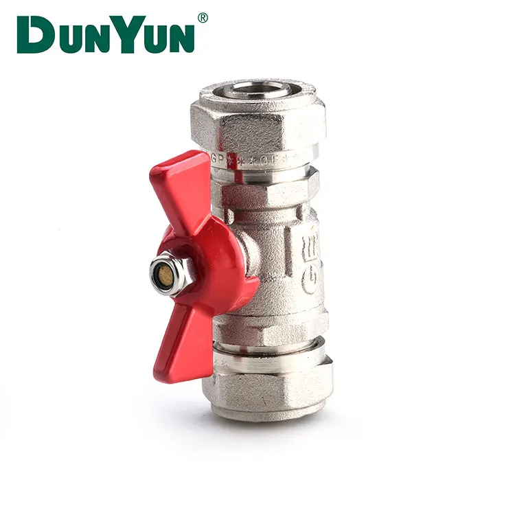 Wholesale High Quality 1/2 Mini Thread Brass Ball Valve