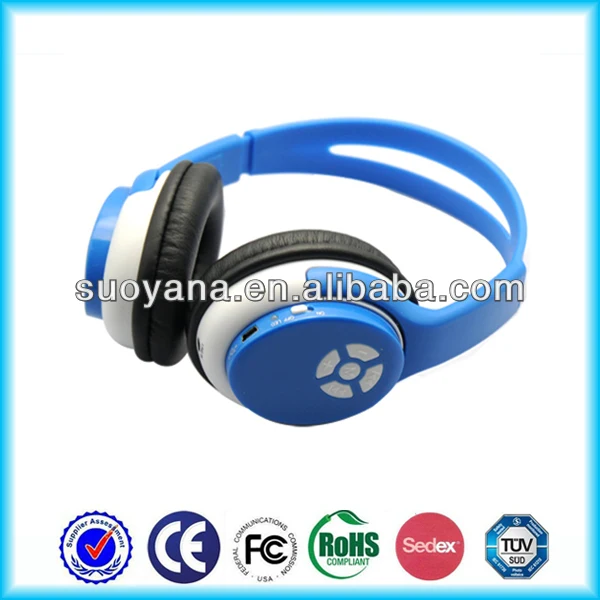 все- синий привет- качество стерео bluetooth наушники с чм и tf карту