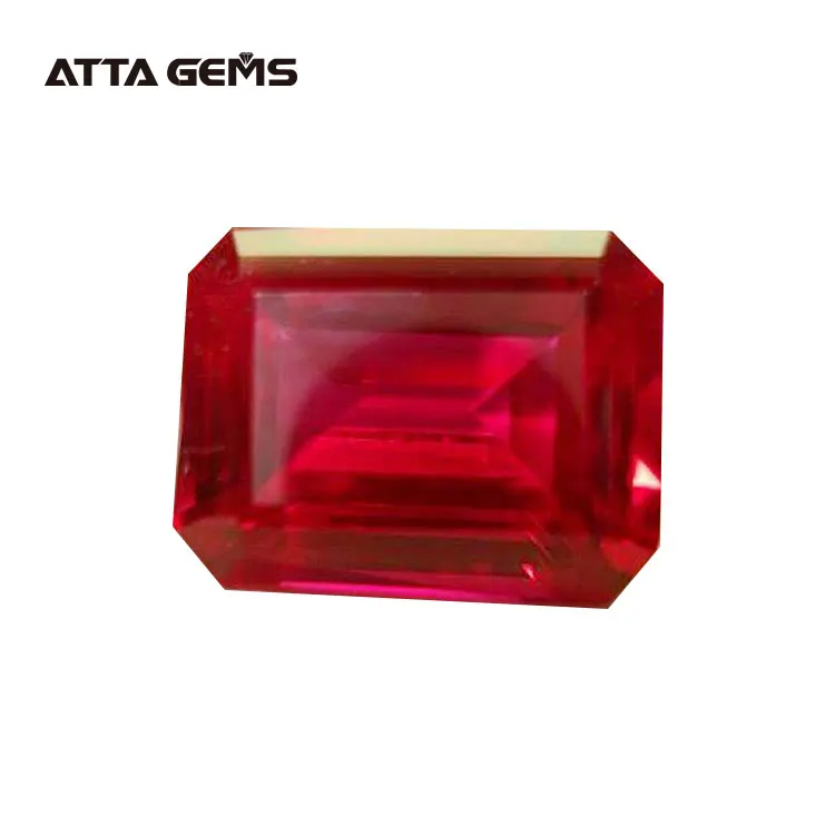 5 # изумрудная огранка синтетический корунд рубиновый камень цена для отдельного покупателя